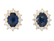 Jewellery - CLUSTER EARRINGS, 18K gold - View 1