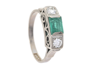 Jewellery - RING, 18K white gold - View 1