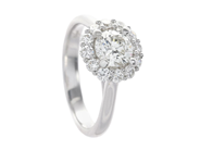 Jewellery, RING, 14K white gold, in auction: Classic – Saturday 11 July