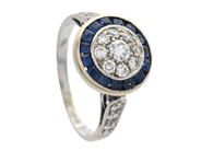 Jewellery, RING, 18K white gold, in auction: Lilla jewellery – Tuesday 14 July