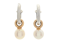Jewellery, EARRINGS WITH ATTACHMENTS, sterlingsilver/18K gold, in auction: Lilla jewellery – Tuesday 14 July