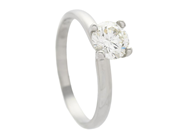 Jewellery - SOLITAIRE RING, platinum - View 1