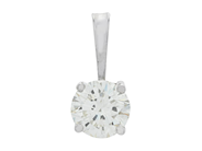 Jewellery, SOLITAIRE PENDANT, 18K white gold, in auction: Lilla jewellery – Tuesday 14 July