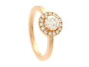 Jewellery - CLUSTER RING, 18K gold - View 1