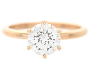 Jewellery - SOLITAIRE RING, 18K gold - View 3