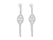 Jewellery - EARRINGS, 18K white gold - View 1