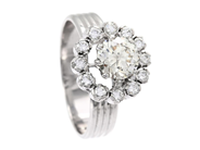 Jewellery - RING, 18K white gold - View 1