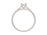 Jewellery - SOLITAIRE RING, platinum - View 2