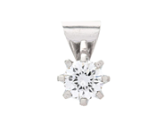 Jewellery, SOLITAIRE PENDANT, 18K white gold, in auction: Classic – Saturday 11 July