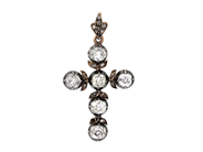 Jewellery, PENDANT, cross, in auction: Classic – Saturday 11 July