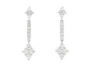 Jewellery - EARRINGS, 18K white gold - View 1