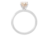 Jewellery - SOLITAIRE RING, platinum - View 2