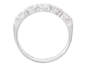 Jewellery - ETERNITY RING, 18K white gold - View 2