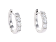 Jewellery - EARRINGS, 18K white gold - View 1
