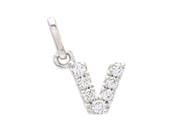 Jewellery - LETTER PENDANT, letter V - View 1
