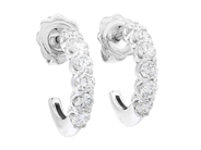 Jewellery - EARRINGS, 18K white gold - View 1