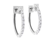 Jewellery - EARRINGS, 18K white gold - View 1