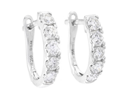 Jewellery - EARRINGS, 18K white gold - View 1