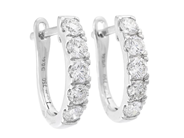 Jewellery - EARRINGS, 18K white gold - View 1