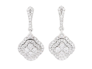 Jewellery - EARRINGS, 18K white gold - View 1