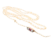 Jewellery, PEARL NECKLACE, oriental pearls, in auction: Lilla jewellery – Tuesday 14 July