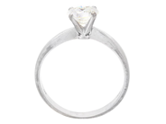Jewellery - SOLITAIRE RING, 18K white gold - View 2