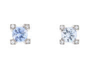 Jewellery - EARRINGS, 18K white gold - View 1