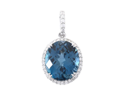 Jewellery - PENDANT, 18K white gold - View 1