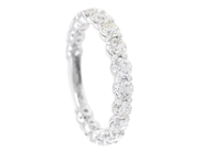 Jewellery - ETERNITY RING, 18K white gold - View 1