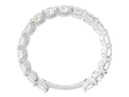 Jewellery - ETERNITY RING, 18K white gold - View 2