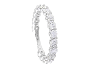 Jewellery - ETERNITY RING, 18K white gold - View 1