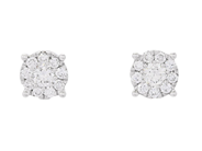 Jewellery - EARRINGS, 18K white gold - View 1