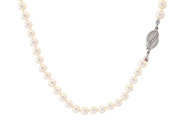 Jewellery - PEARL NECKLACE, cultured pearls approx. 6,6 mm - View 1