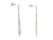 Jewellery - EARRINGS, 18K vitguld/roseguld - View 2