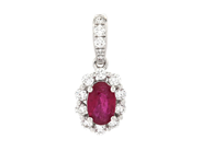Jewellery - PENDANT, 18K white gold - View 1
