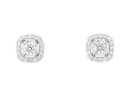 Jewellery - EARRINGS, 18K white gold - View 1