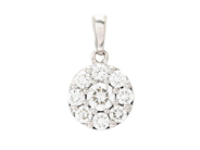 Jewellery - PENDANT, 18K white gold - View 1