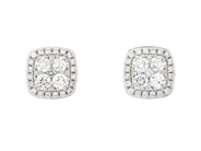 Jewellery - EARRINGS, 18K white gold - View 1