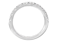 Jewellery - ETERNITY RING, 18K white gold - View 2