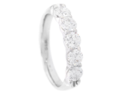 Jewellery - ETERNITY RING, 18K white gold - View 1