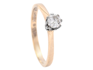 Jewellery, SOLITAIRE RING, 18K white gold, in auction: Lilla jewellery – Tuesday 14 July
