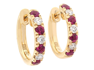 Jewellery - HOOP EARRINGS, 18K gold - View 1