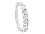 Jewellery - ETERNITY RING, 18K white gold - View 1