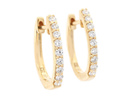Jewellery - HOOP EARRINGS, 18K gold - View 1