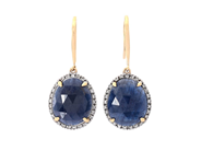 Jewellery - EARRINGS, 18K gold with sapphires 10,32 ctw - View 1