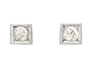 Jewellery - EARRINGS, 18K white gold/gold - View 1