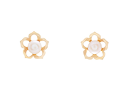 Jewellery - PEARL EARRINGS, 18K gold - View 1