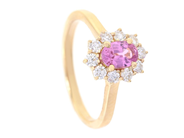 Jewellery - CLUSTER RING, 18K gold - View 1