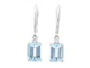 Jewellery - EARRINGS, 18K white gold - View 1
