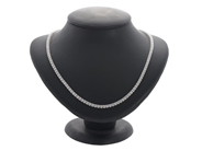Jewellery - RIVIERE NECKLACE, 18K white gold - View 2